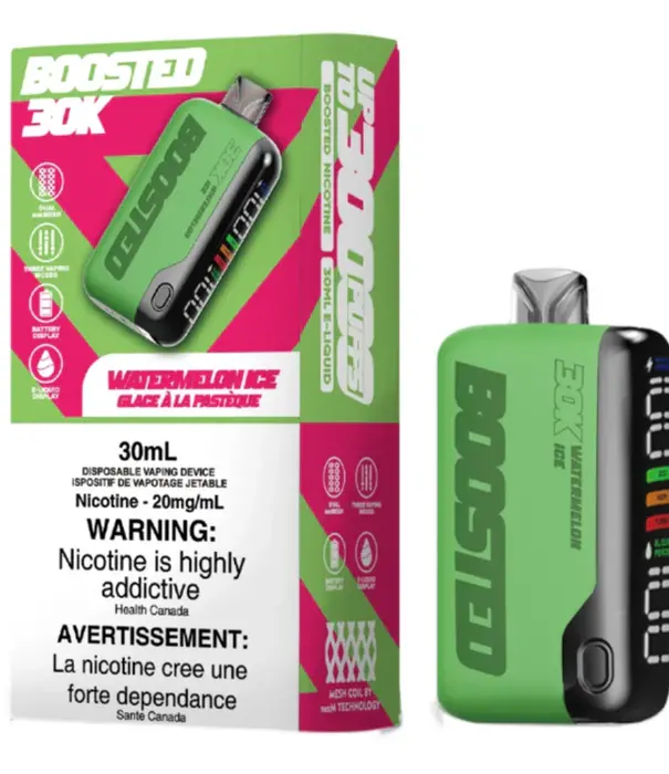 Boosted Watermelon Ice 20mg Boosted 30K Rechargeable Disposable