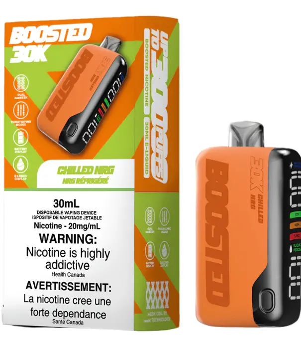 Boosted Chilled NRG 20mg Boosted 30K Rechargeable Disposable