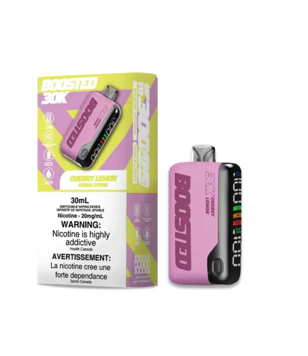 Boosted Cherry Lemon 20mg Boosted 30K Rechargeable Disposable