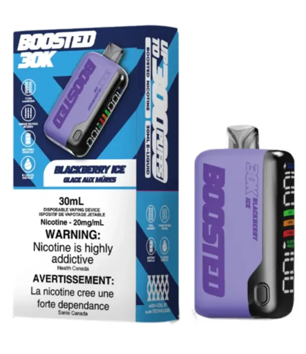 Boosted Blackberry Ice 20mg Boosted 30K Rechargeable Disposable
