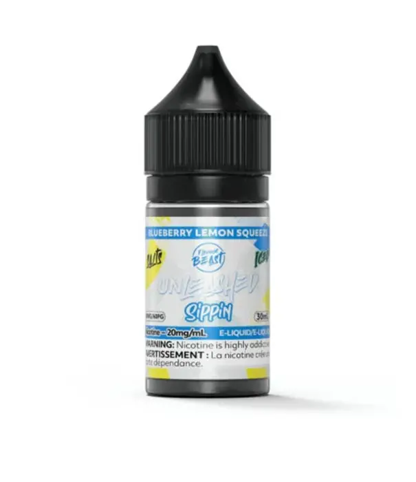 Flavour Beast Blueberry Lemon Squeeze Ice 20mg Flavour Beast Unleashed Sippin 30ml Nic Salt