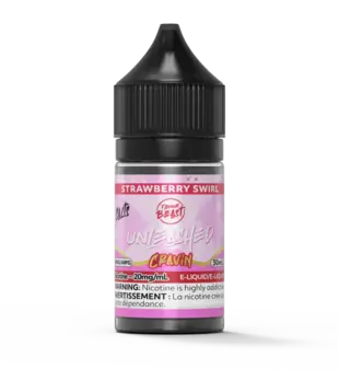 Strawberry Swirl 20mg Flavour Beast Unleashed Cravin 30ml Nic Salt