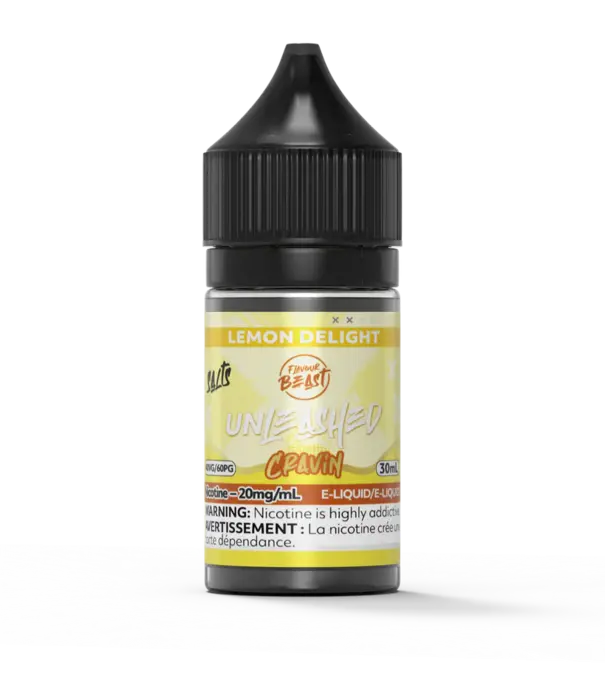 Flavour Beast Lemon Delight 20mg Flavour Beast Unleashed Cravin 30ml Nic Salt