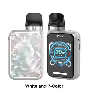 White and 7 Color Smok Novo GT Box 30w 1700mah Open Pod Kit