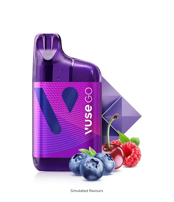 Vuse Sparkiling Berry 20mg Vuse Go 5000 Rechargeable Disposable