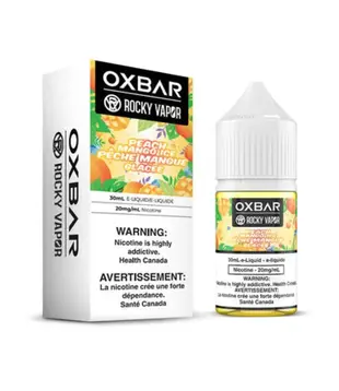 Peach Mango Ice 20mg OxBar Nic Salt 30ml E-liquid