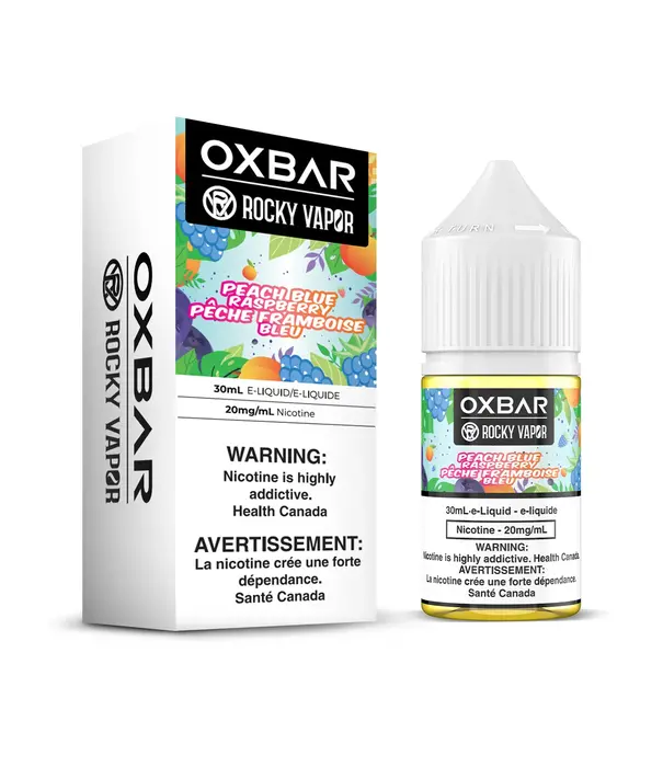 Ox Bar Peach Blue Raspberry 20mg OxBar Nic Salt 30ml E-liquid