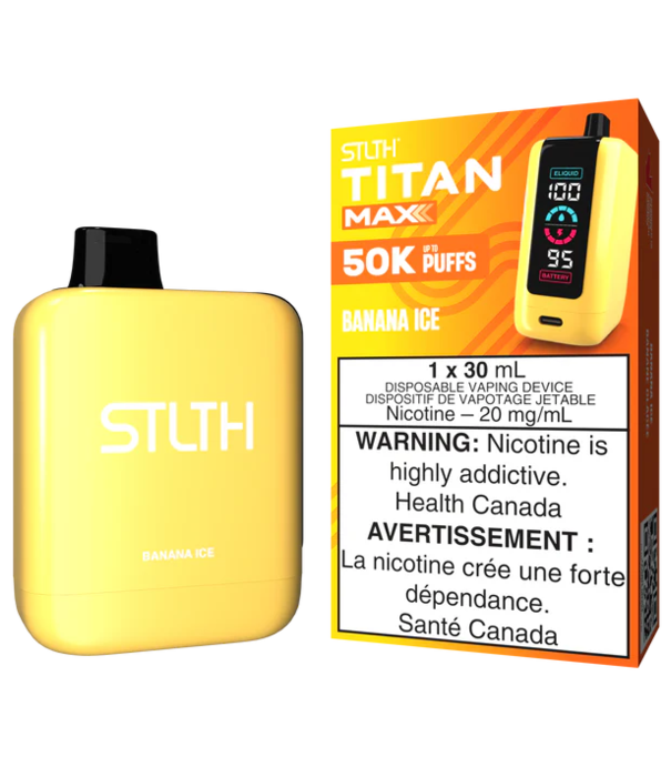 STLTH Banana Ice STLTH Titan Max 50k Rechargeable Disposable