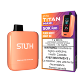 Peach White Grape Ice STLTH Titan Max 50k Rechargeable Disposablwe