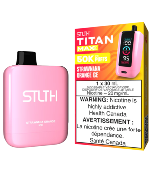 Strawnana Orange Ice STLTH Titan Max 50k Rechargeable Disposable