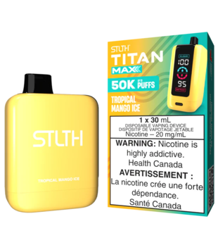 Tropical Mango Ice STLTH Titan Max 50k Rechargeable DisposBle