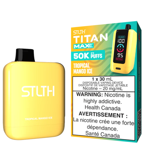 STLTH Tropical Mango Ice STLTH Titan Max 50k Rechargeable DisposBle