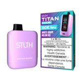 White Grape Melon Ice STLTH Titan Max 50K Rechargeable Disposable