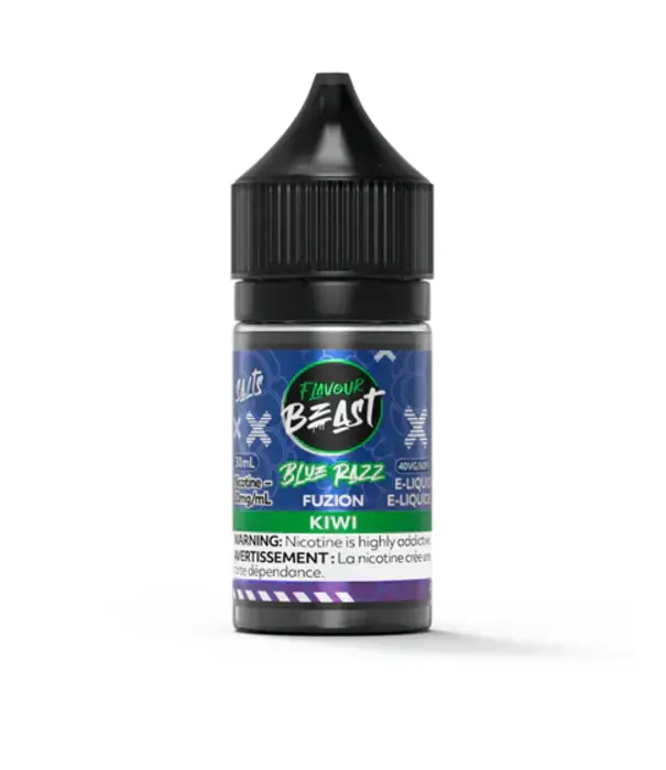 Flavour Beast Blue razz Kiwi 20mg Flavour Beast Fuzion Nic Salt 30ml E-liquid