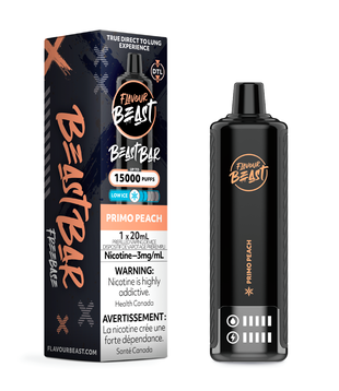 Primo Peach Flavour Beast Beast Bar DTL 15k Rechargeable Disposable