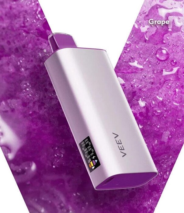 VEEV Grape Veev Now 8000 Rechargeable Disposable
