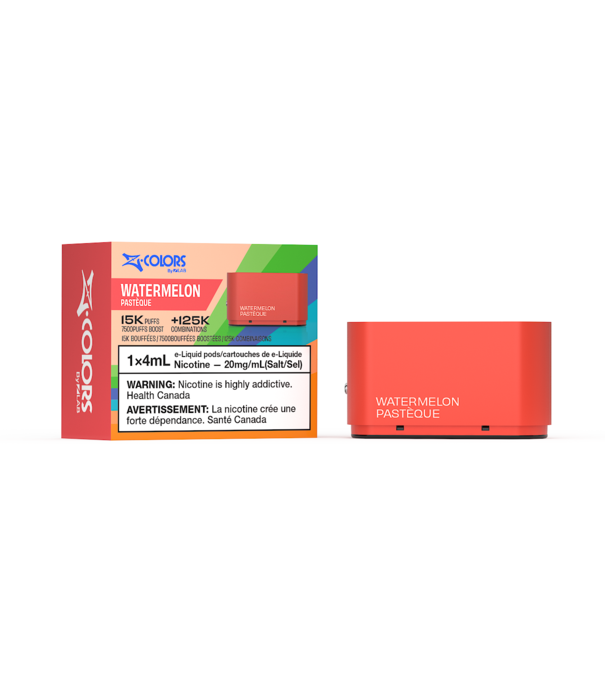 Zpod Ziiplabs Watermelon Ice ZLand Zcolors 15000 Disposable Vape Pod