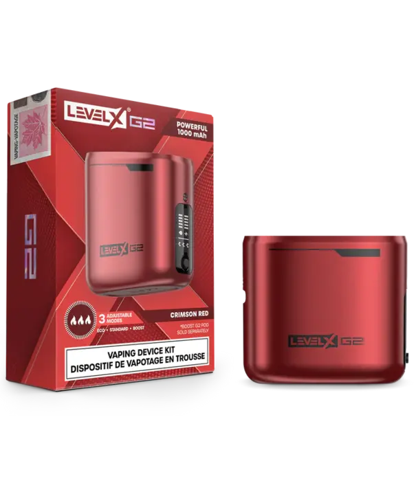 level X Rose Gold Level X G2 Boost 1000mah Rechargeable Battery