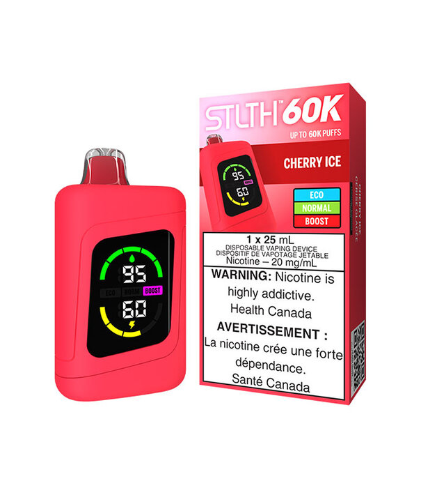 STLTH Cherry Ice STLTH 60k Rechargeable Disposable