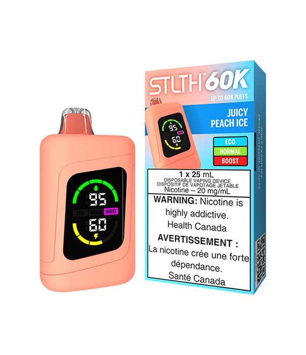 STLTH Juicy Peach Ice STLTH 60k Rechargeable Disposable