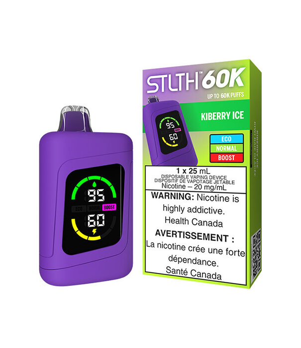 STLTH Kiberry Ice STLTH 60k Rechargeable Disposable