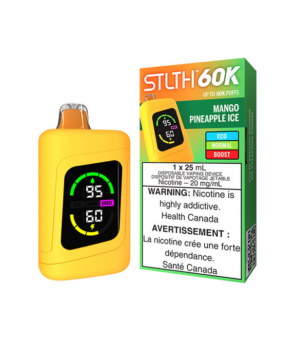 STLTH Mango Pineapple Ice STLTH 60k Rechargeable Disposable