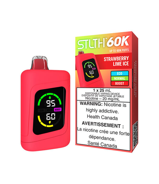 STLTH Strawberry Lime Ice STLTH 60k Rechargeable Disposable