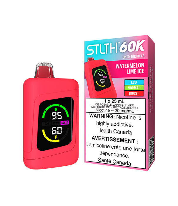 STLTH Watermelon Lime Ice STLTH 60k Rechargeable Disposable