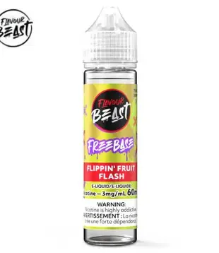 Flippin Fruit Flash 3mg Flavour Beast 60ml Freebase E-liquid
