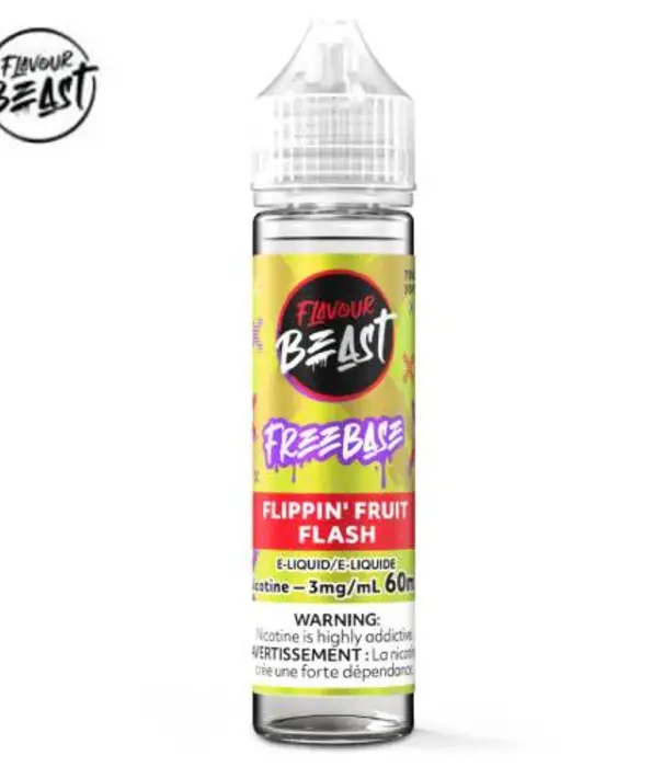 Flavour Beast Flippin Fruit Flash 3mg Flavour Beast 60ml Freebase E-liquid