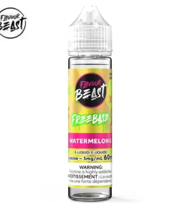 Flavour Beast Watermelon G 3mg Flavour Beast 60ml Freebase E-liquid