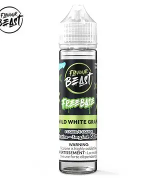 Wild White Grape Ice 3mg Flavour Beast 60ml Freebase E-liquid