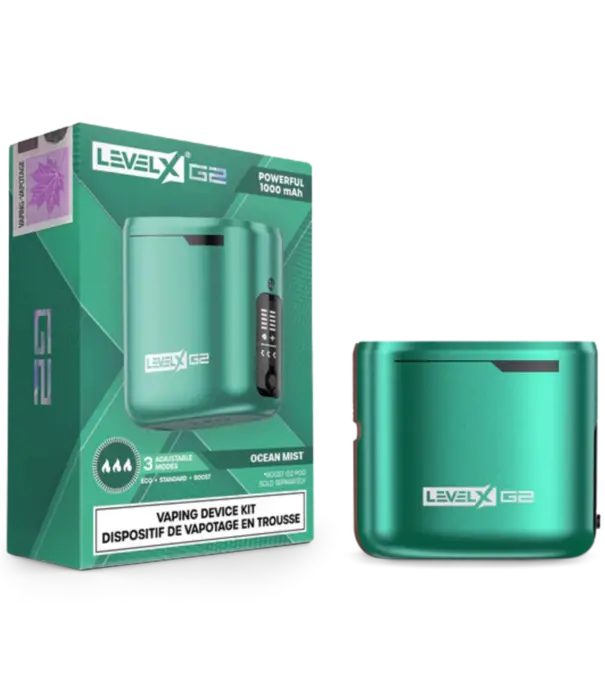 level X Ocean Mist Level X G2 Boost 1000mah Rechargeable Battery