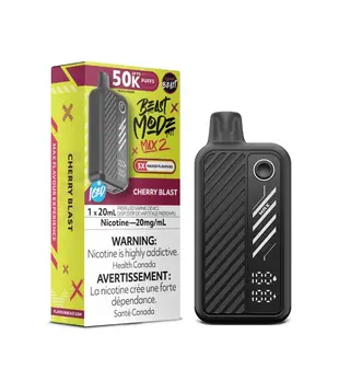 Cherry Blast Ice Flavour Beast Beast Mode Max 2 50k Rechargeable Disposable