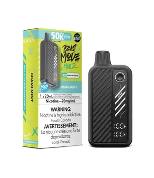 Miami Mint Ice Flavour Beast Beast Mode Max 2 50k Rechargeable Disposable