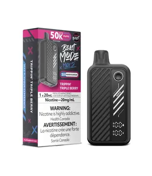Trippin’ Triple Berry Flavour Beast Beast Mode Max 2 50k Rechargeable Disposable