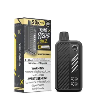 Vibin’ Vanana Flavour Beast Beast Mode Max 2 50k Rechargeable Disposable