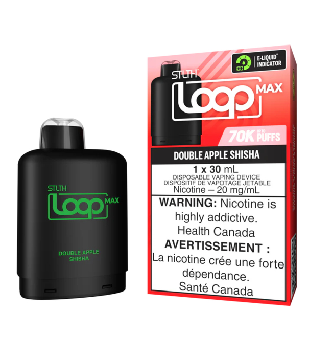 STLTH Double Apple Shisha STLTH Loop Max 70k Disposable Vape Pod
