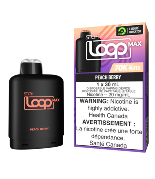 Peach Berry STLTH Loop Max 70k Disposable Vape Pod