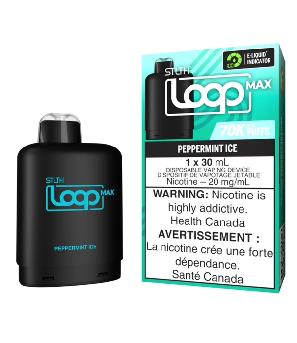 STLTH Peppermint Ice STLTH Loop Max 70k Disposable Vape Pod