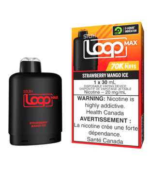 Strawberry Mango Ice STLTH Loop Max 70k Disposable Vape Pod