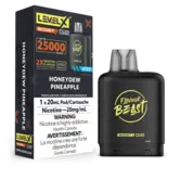 Honeydew Pineapple Ice Flavour Beast Level X Boost G2 25000 Disposable Vape Pod