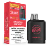 MTN Citrus Raspberry Ice Level X Boost G2 25000 Disposable Vape Pod