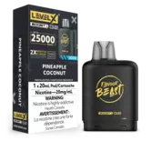 Pineapple Coconut Ice Flavour Beast Level X Boost G2 25000 Disposable Vape Pod