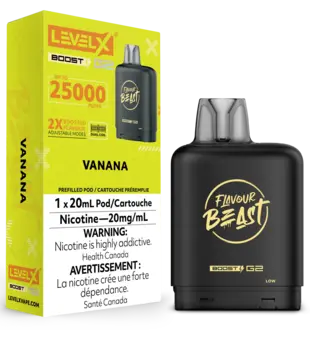 Vanana Flavour Beast Level X Boost G2 25000 Disposable Vape Pod