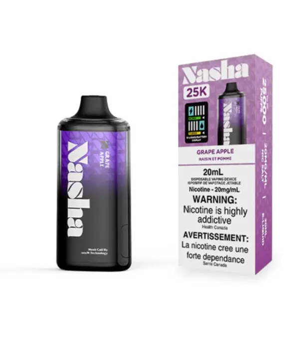 Boosted Grape Apple Nasha 25k Rechargeable Disposable