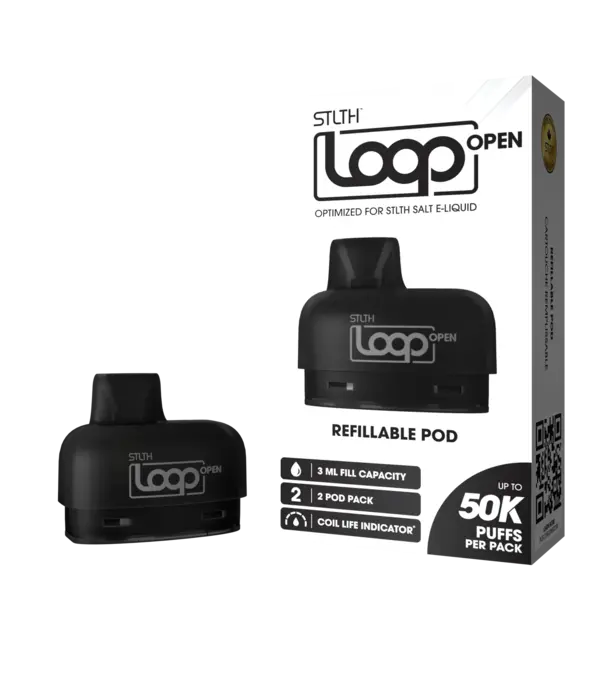 STLTH STLTH Loop 3 Refillable 3ml Open Pod 2pk
