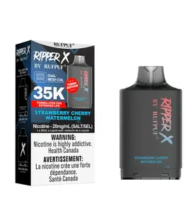 Strawberry Cherry Watermelon Ripper X by RUFPUF 50k Disposable Vape Pod