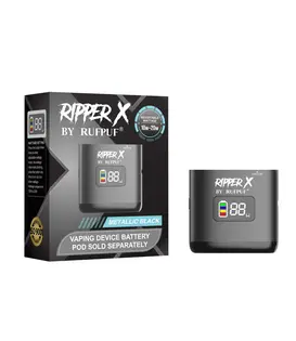 Metallic Black Ripper X 1000mah Rechargeable Battery