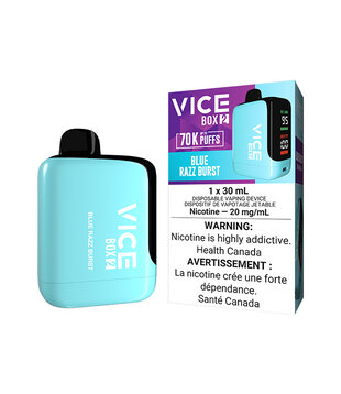 Blue Razz Burst Vice Box 2 70k Rechargeable Disposable